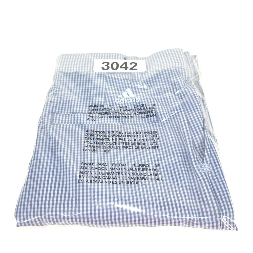Adidas Ultimate 365 Golf Shorts Men 32 Gingham Check Stretch Performance Classic - Picture 9 of 16